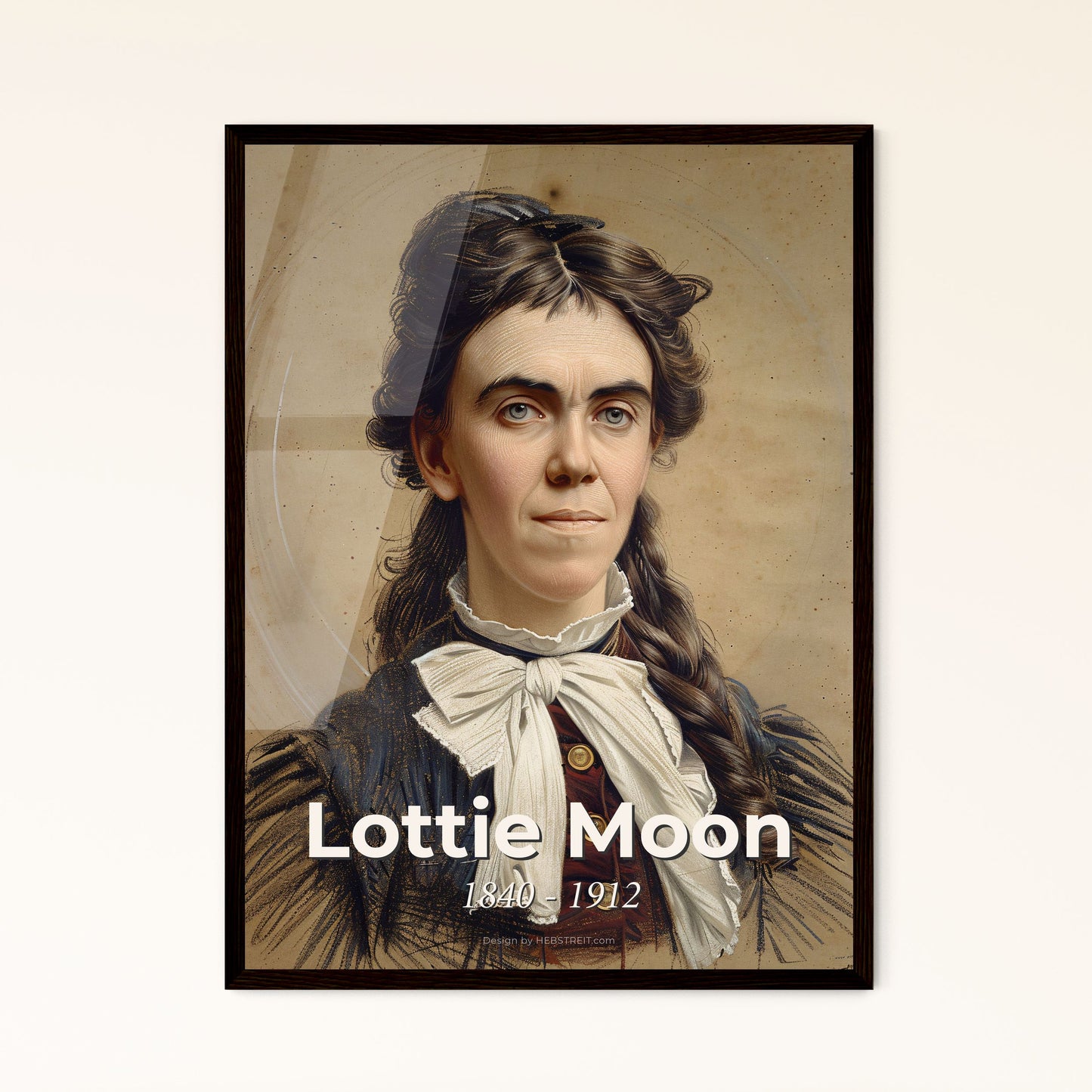 Radiant Lottie Moon - Framed Art Print