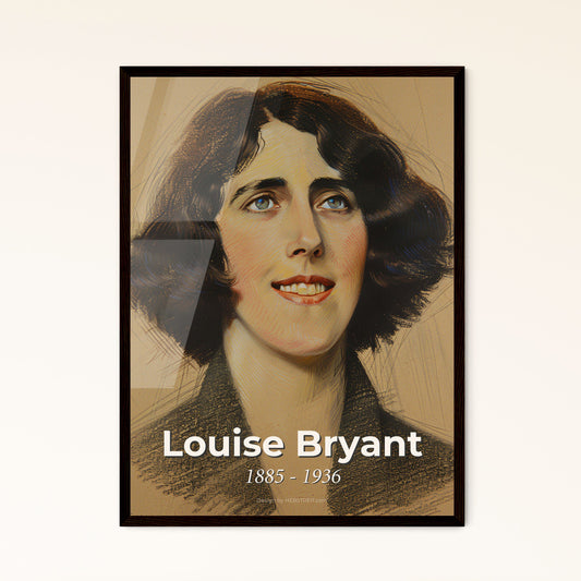 Dynamic Portrait of Lo - Framed Art Print