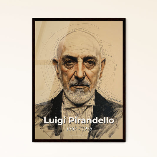 Luigi Pirandello Framed Print