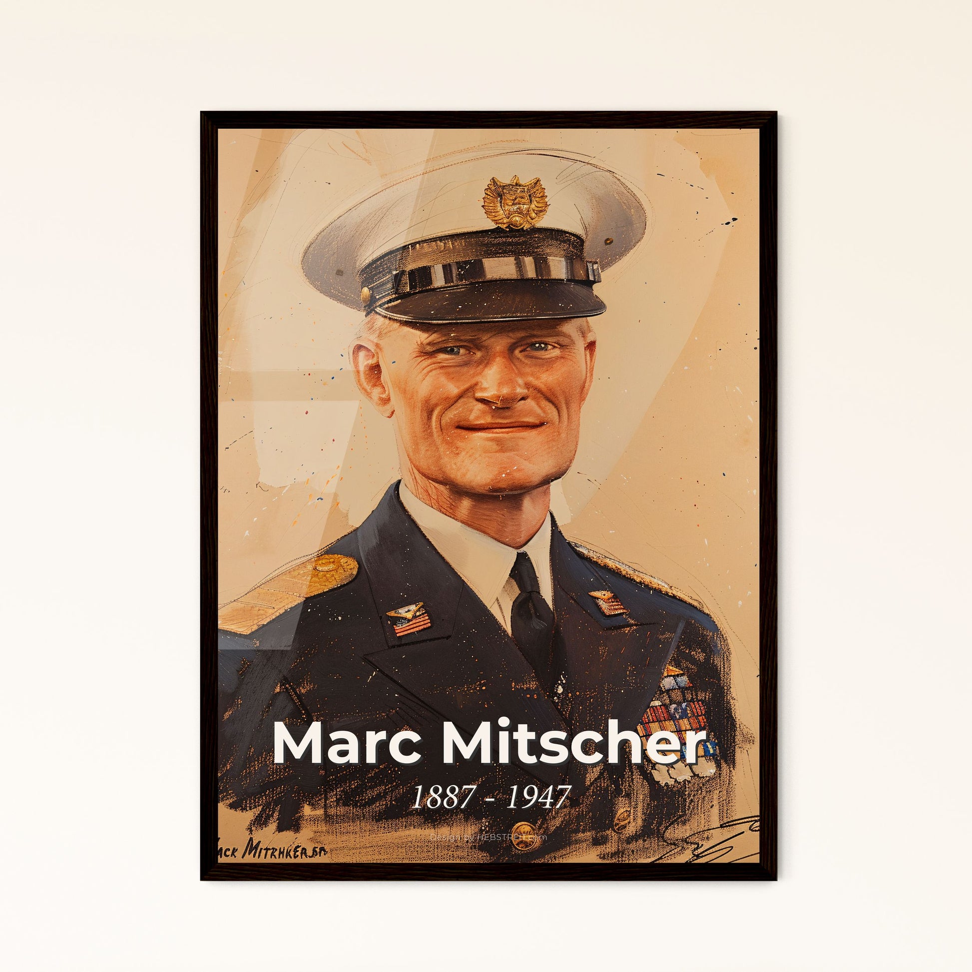 Marc Mitscher Framed Print