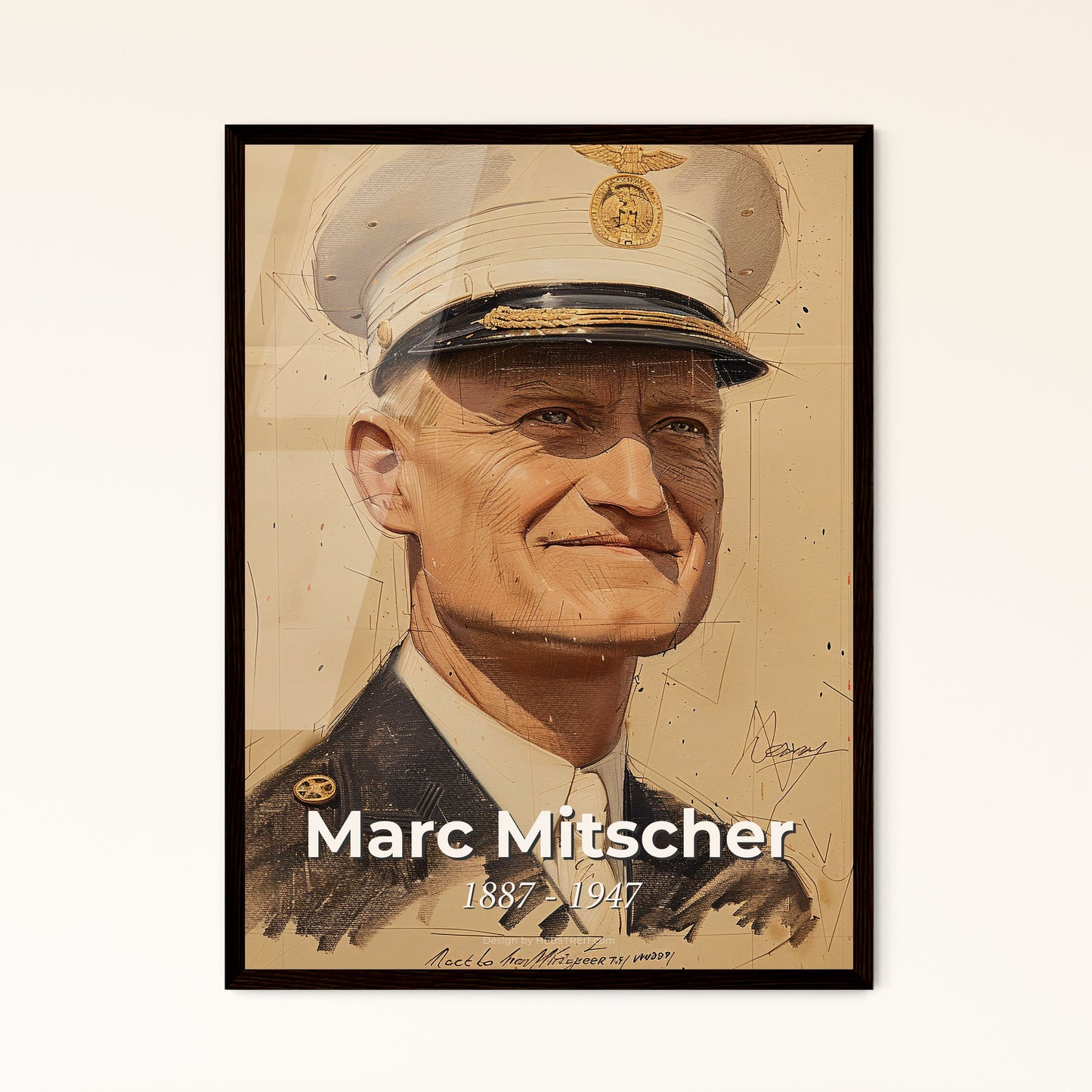 Marc Mitscher Framed Print