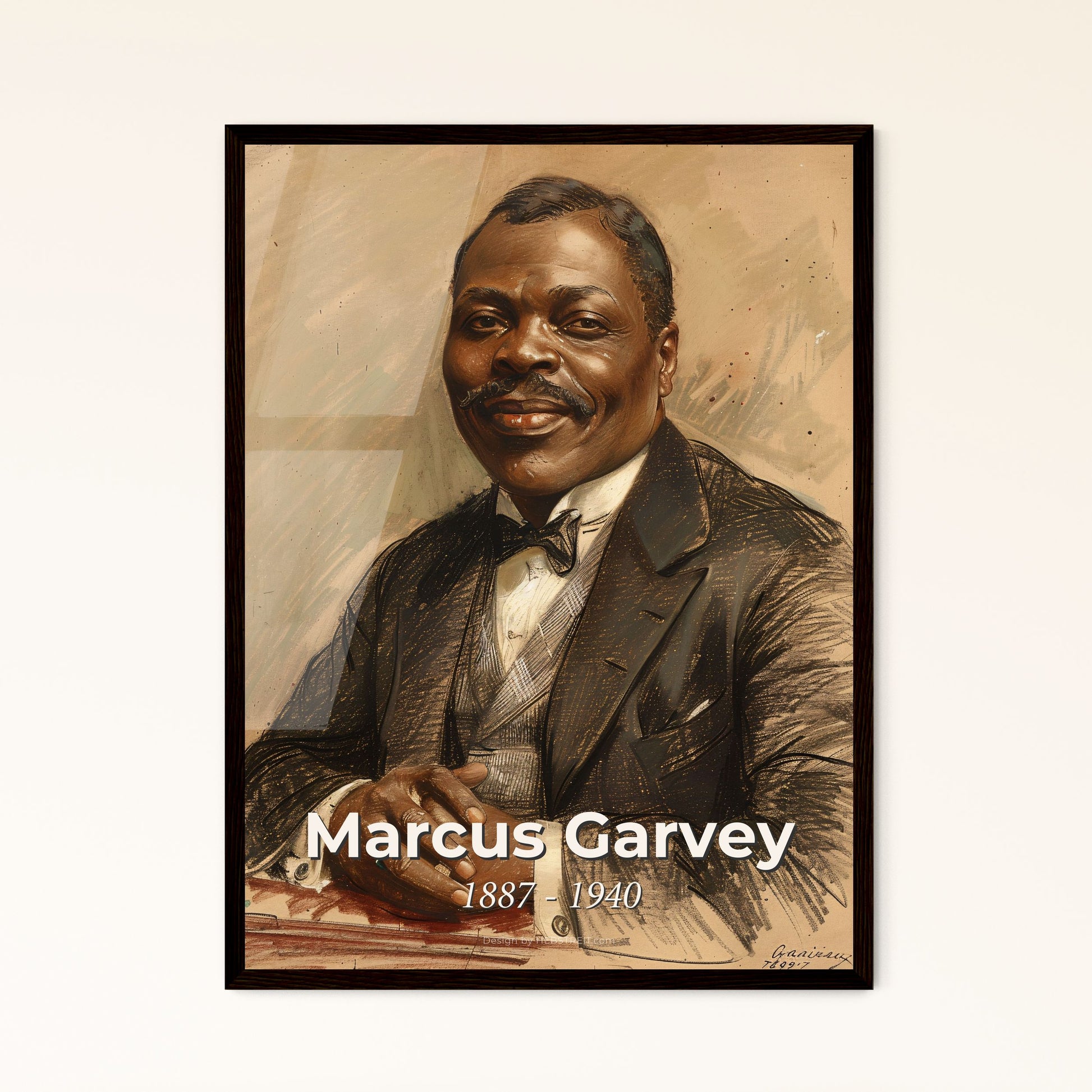 Marcus Garvey Framed Print