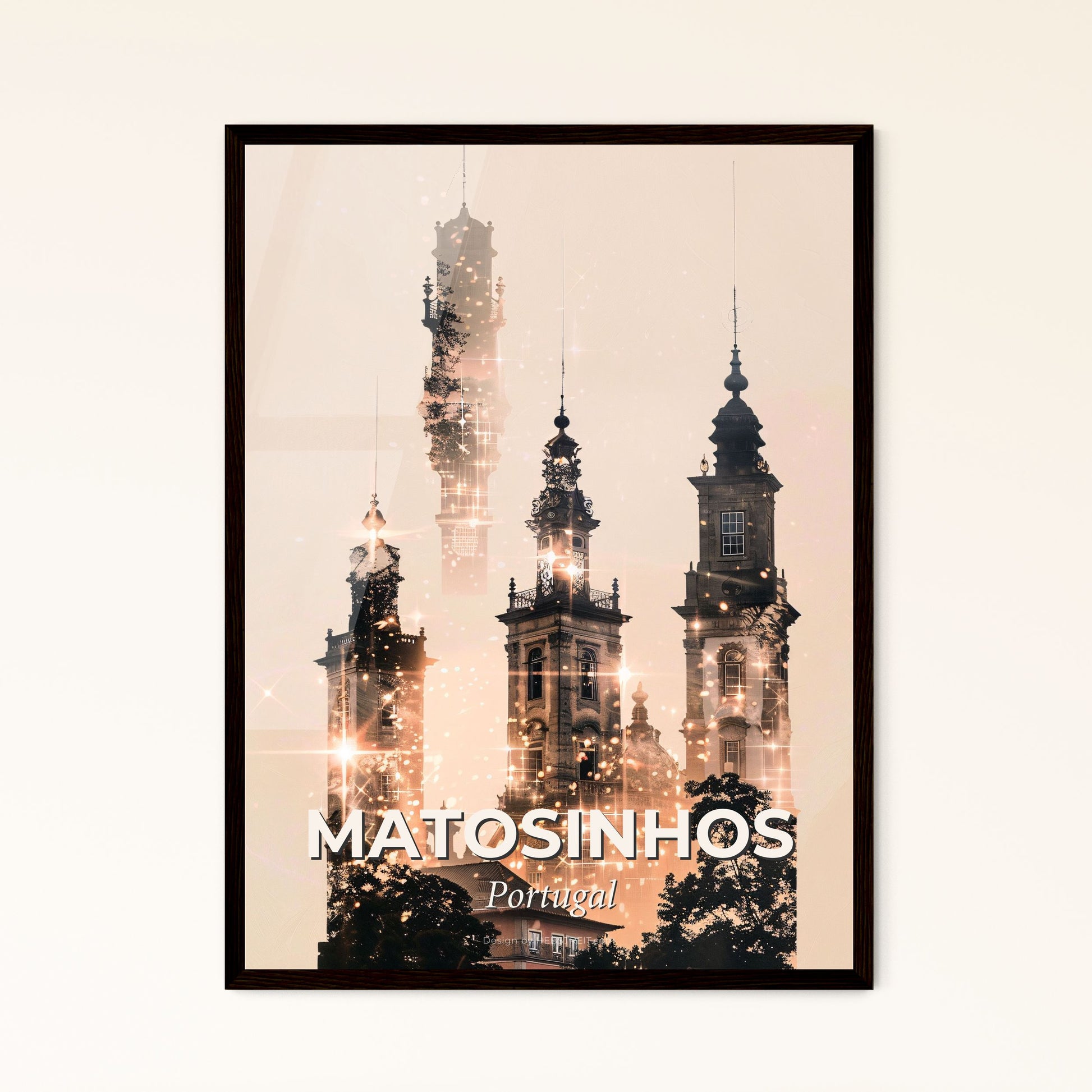 Matosinhos: City of Dreams and Local Flavors - A building with towers and lights