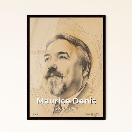 Striking Portrait of M - Framed Art Print