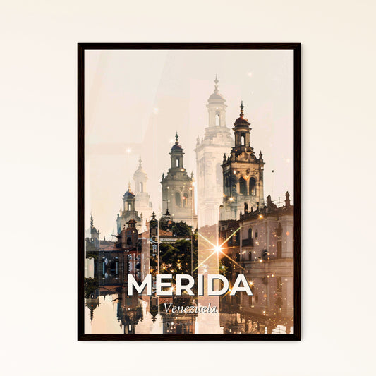 Merida: Art Deco on a Bright Beige - A city with many towers