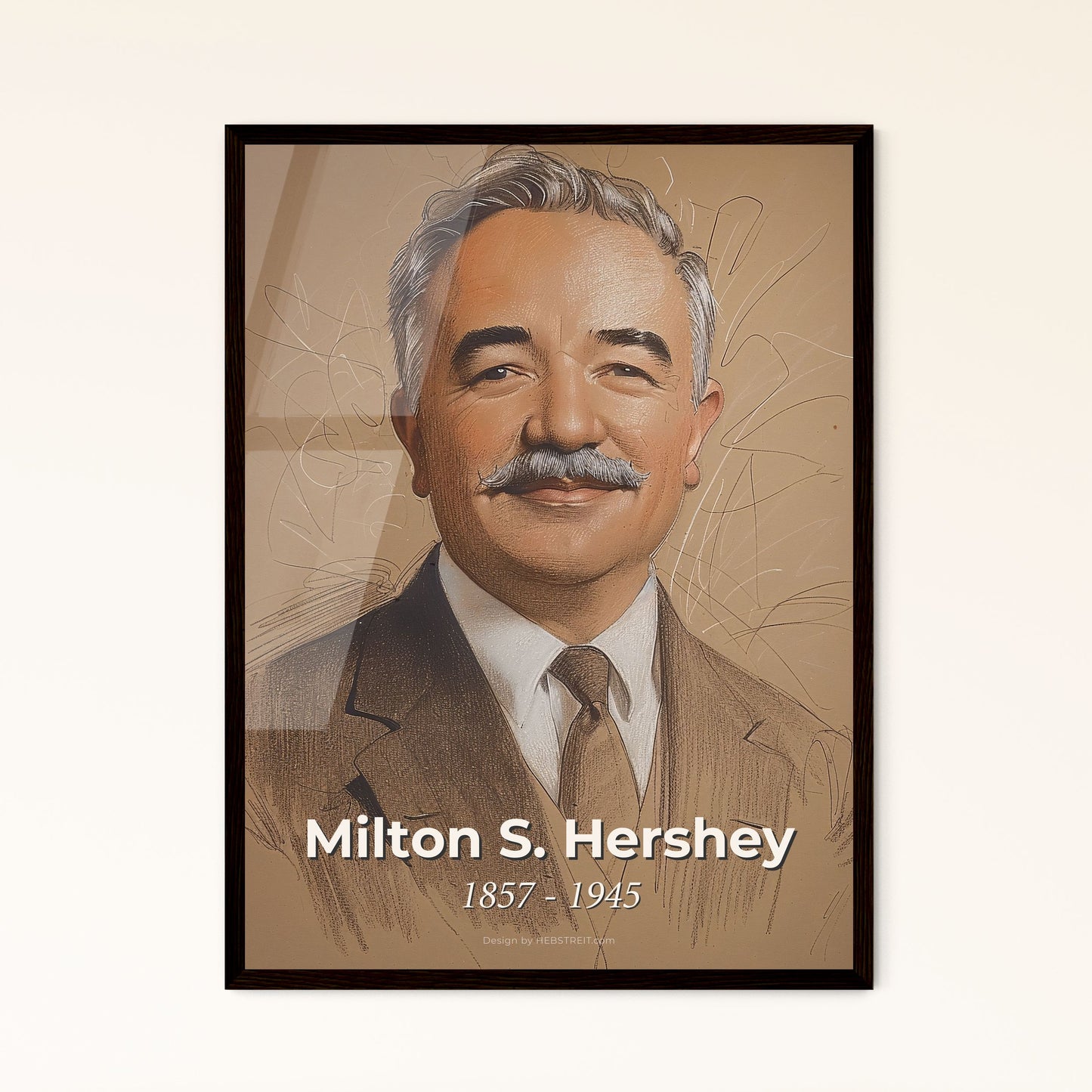 Milton S. Hershey Framed Print