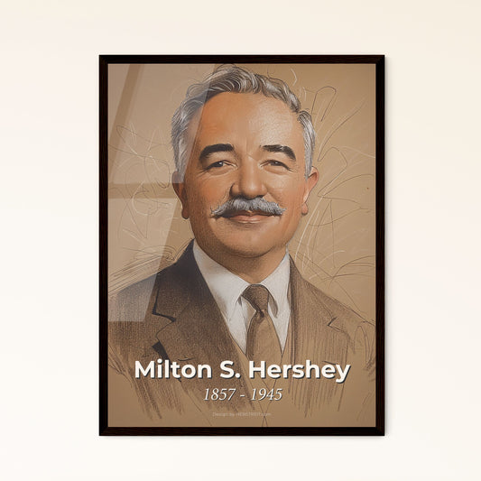 Milton S. Hershey Framed Print