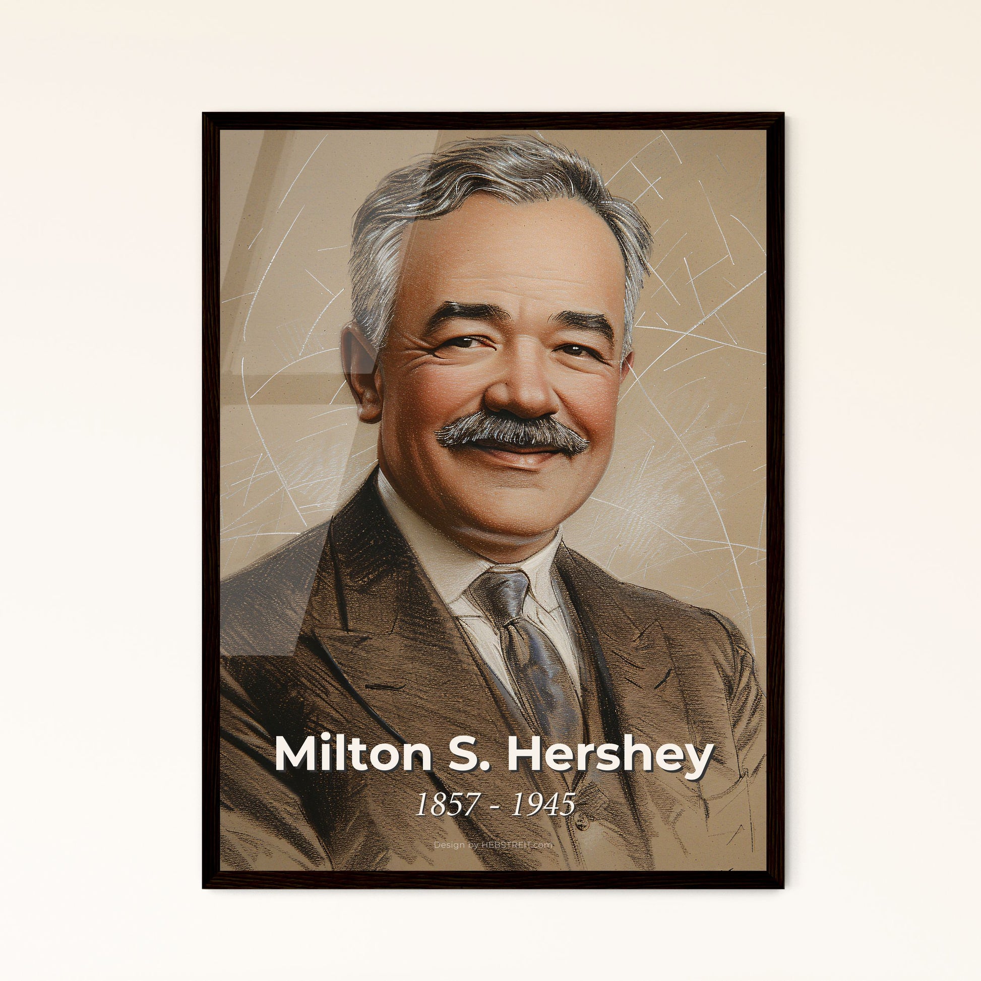 Milton S. Hershey Framed Print