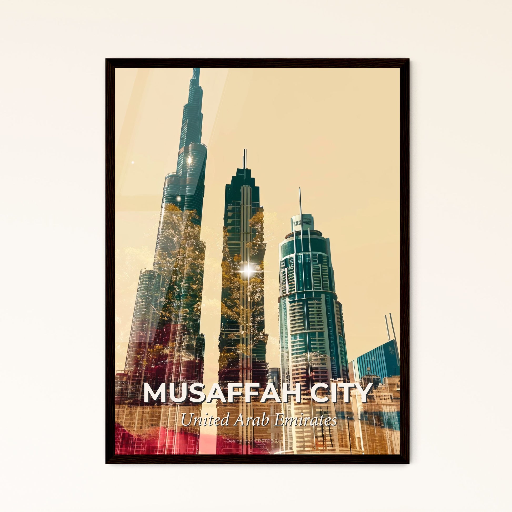 Musaffah City: The Sparkles of Dubai's Skyline - A multiple tall buildings in a city