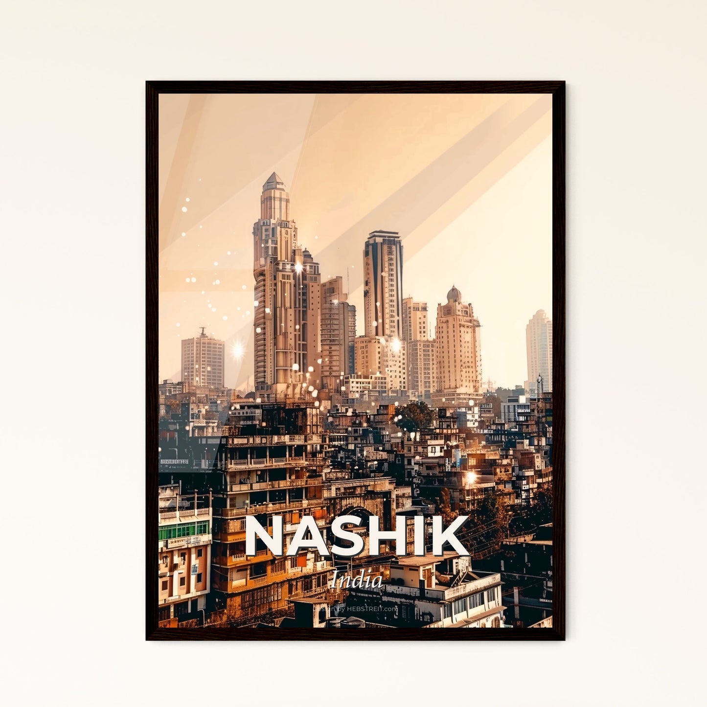 Nashik: Layers of Heritage in a Timeless Tapestry - A city with many tall buildings