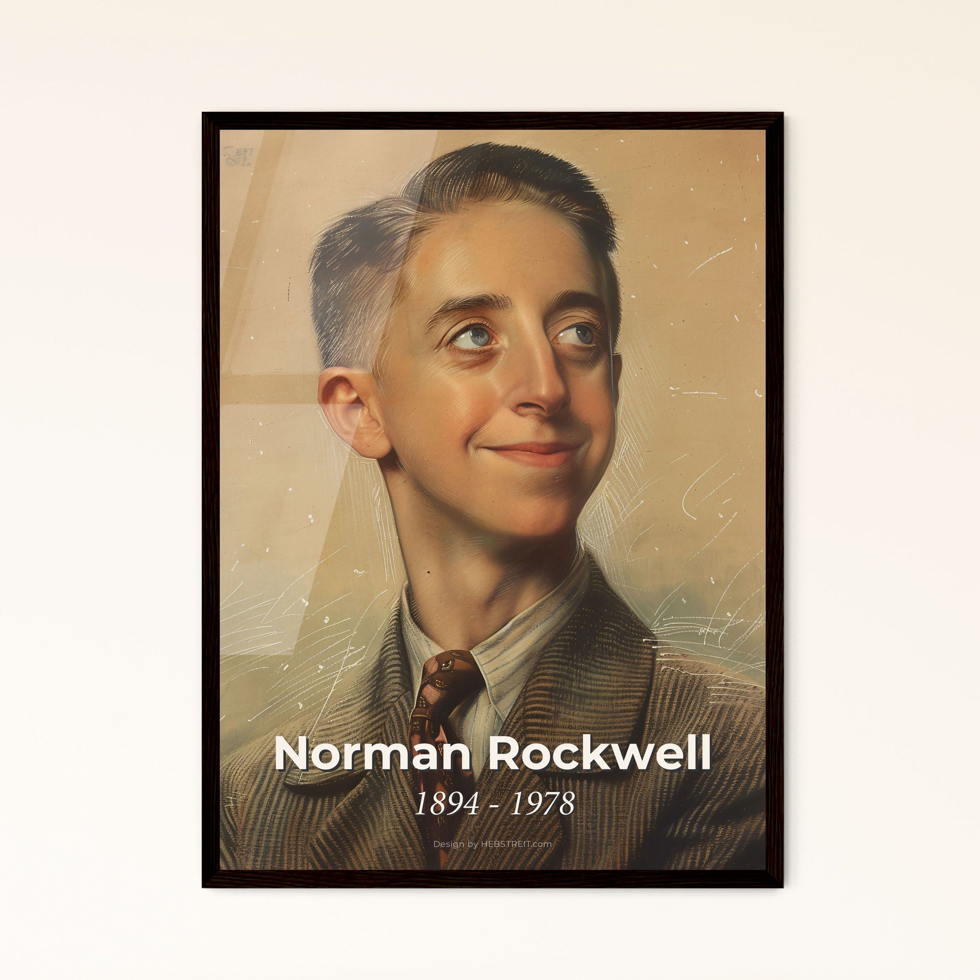 Captivating Norman Rockwell-Inspired Print: Vibrant Portrait of American Life in Unique Perspective - Perfect for Gift & Home Décor!