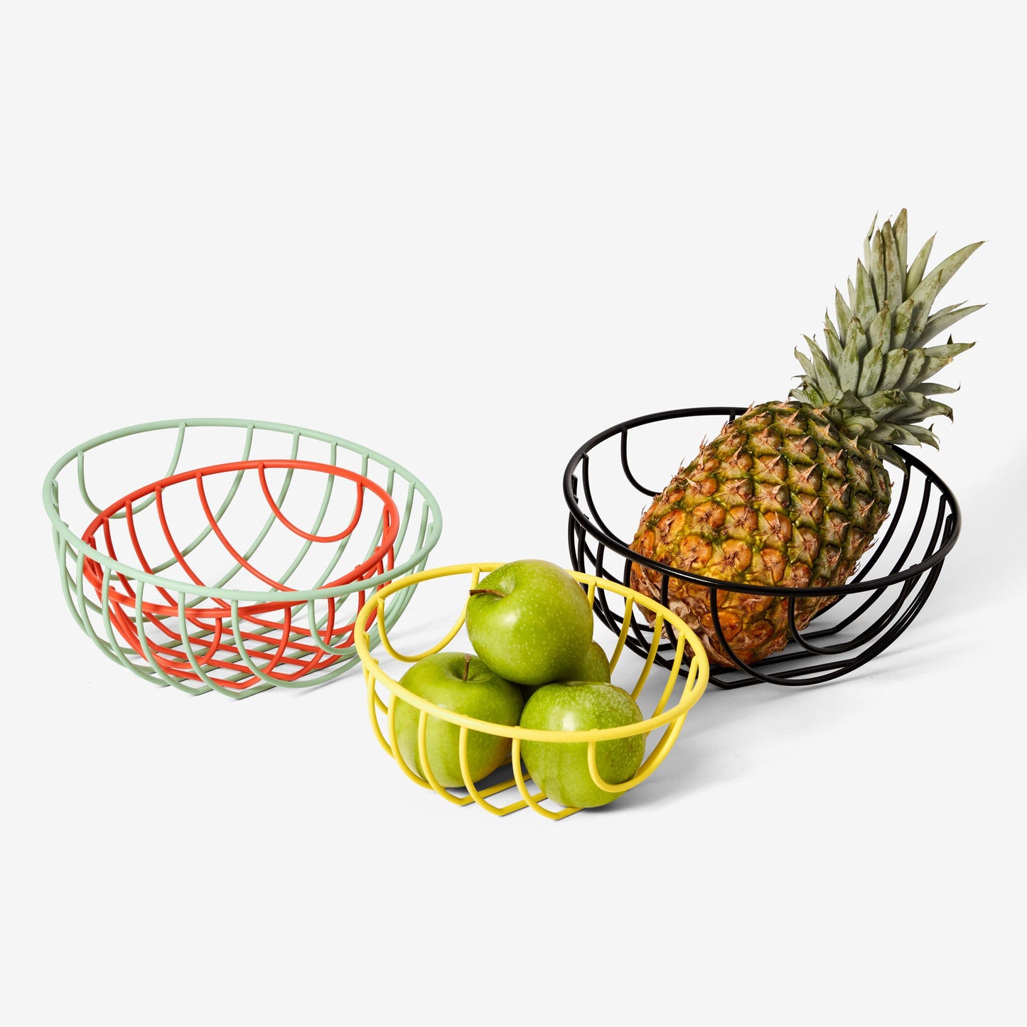 OUTLINE BASKET Set | Draht-OBSTKORB | Henry Julier | Areaware