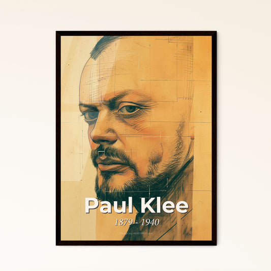 Captivating Paul Klee-Inspired Print: Dynamic Lines, Sensual Gestures, and Unique Perspective for Elegant Home Décor