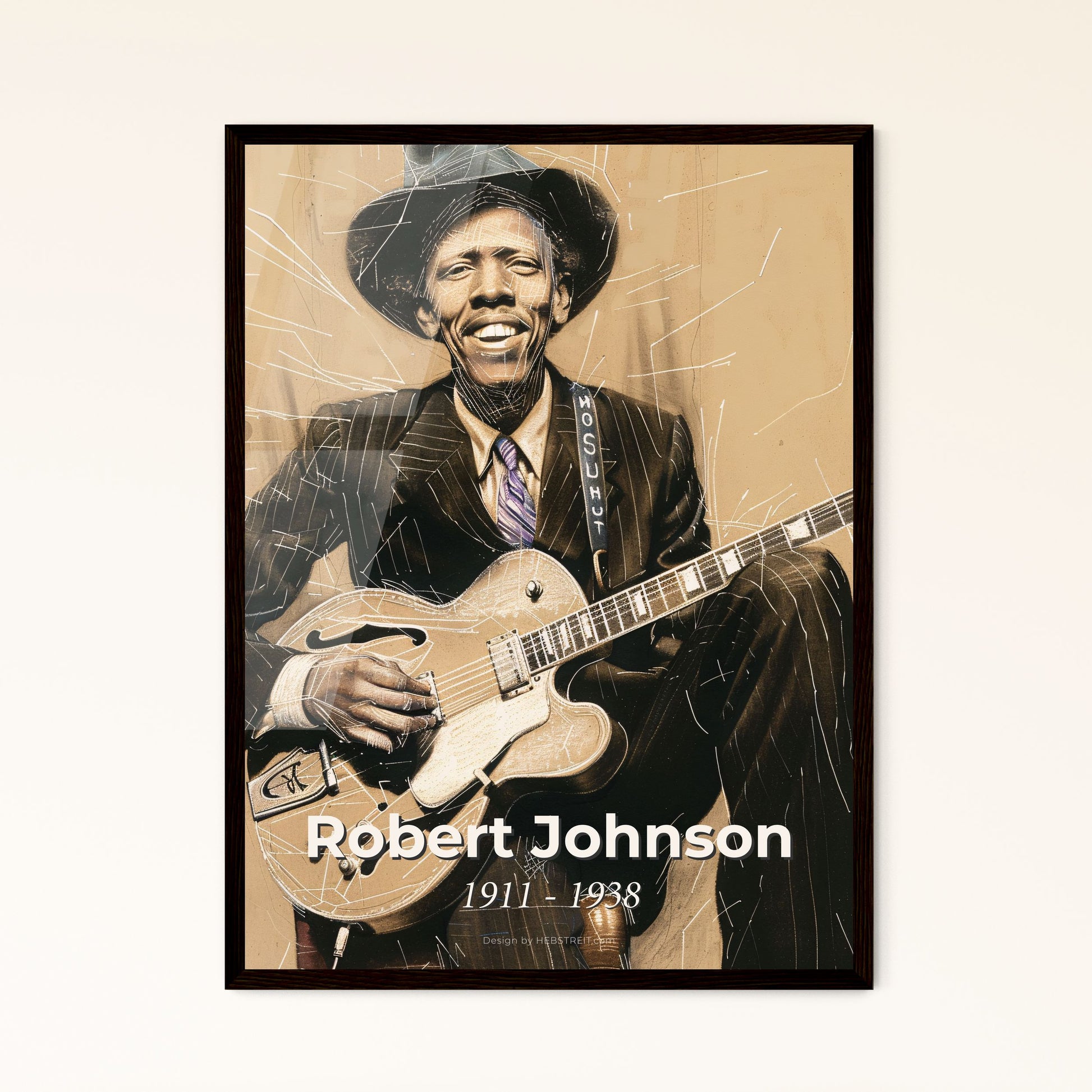 Legendary Blues Framed Print
