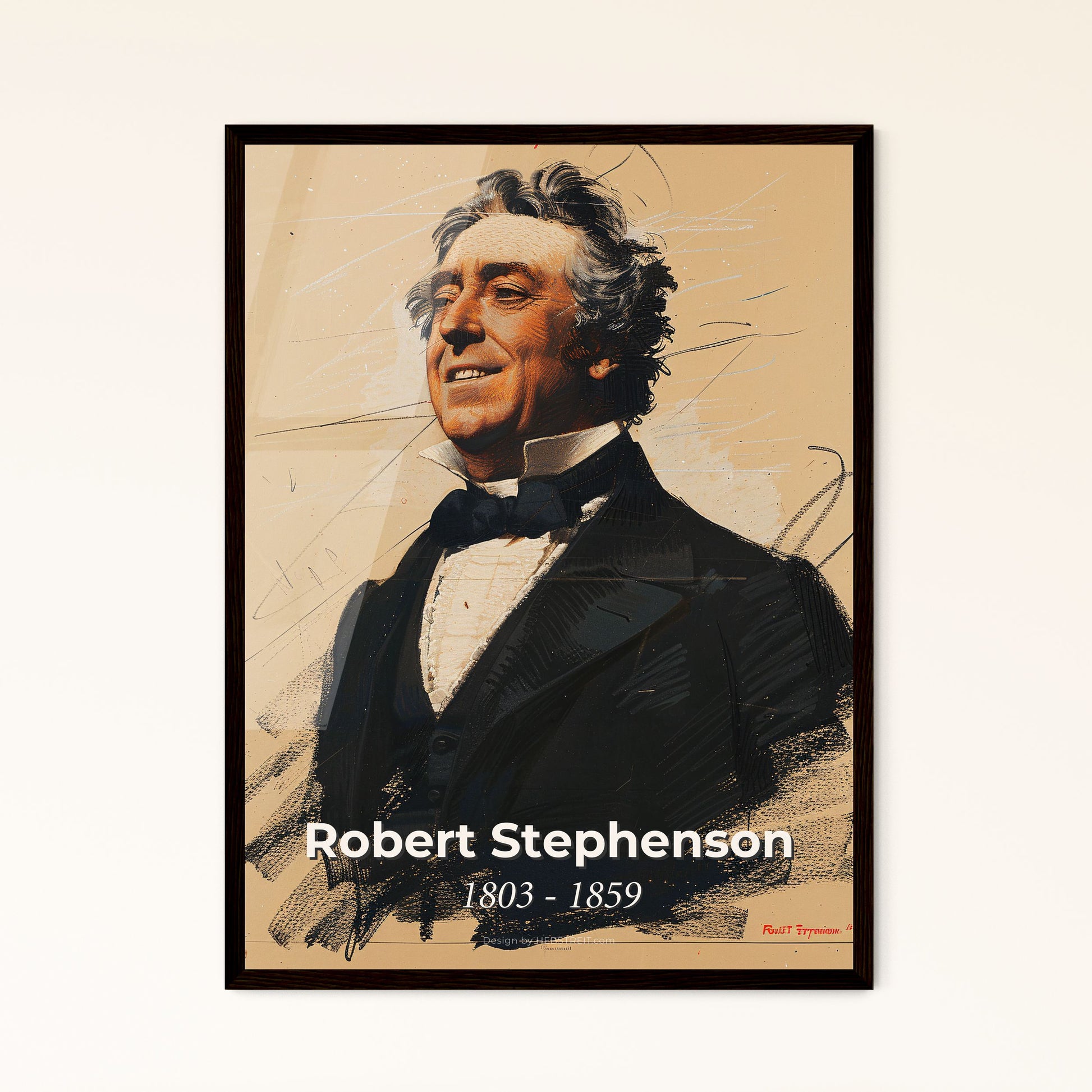 Elegantly Captured - Framed Art Print
