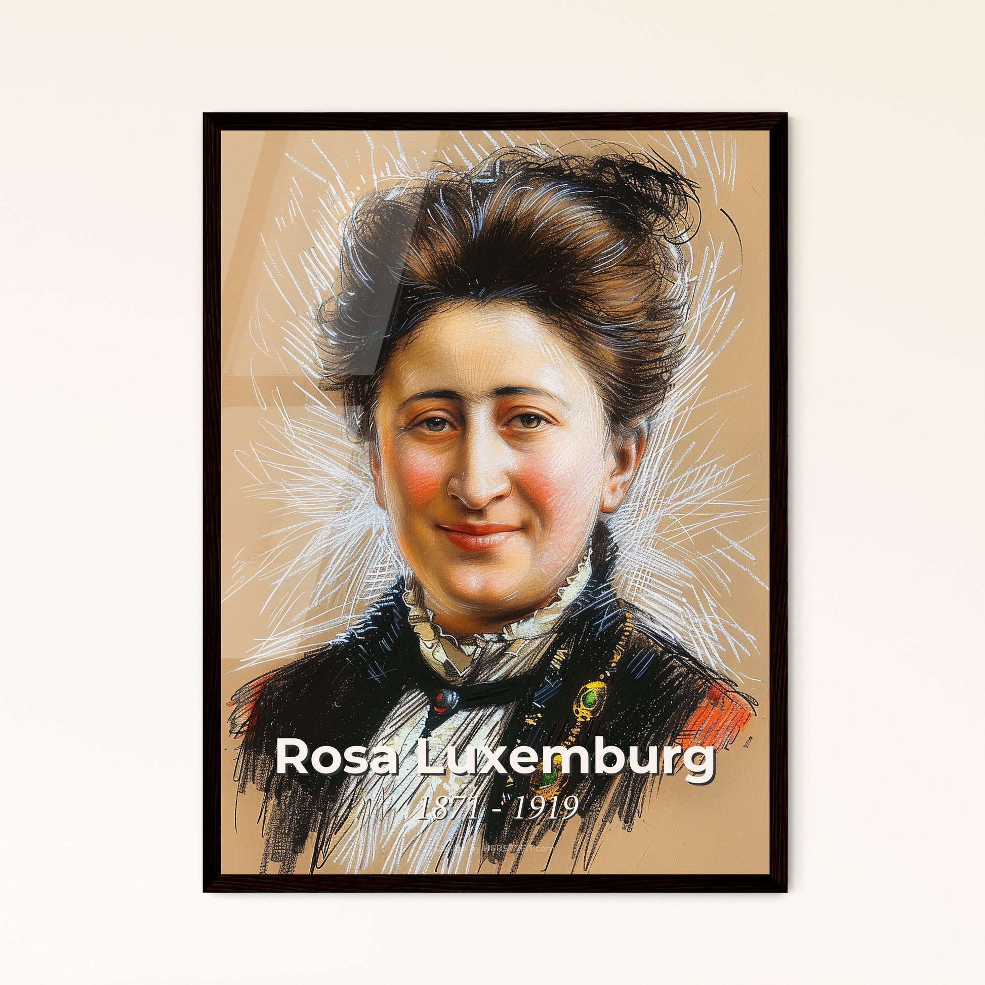 Rosa Luxemburg - Framed Art Print
