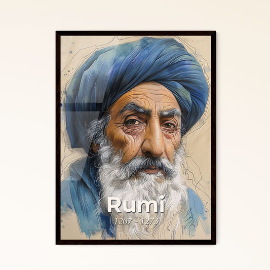 Rumi's Essence Framed Print