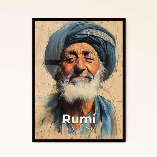Rumi's Essence Framed Print