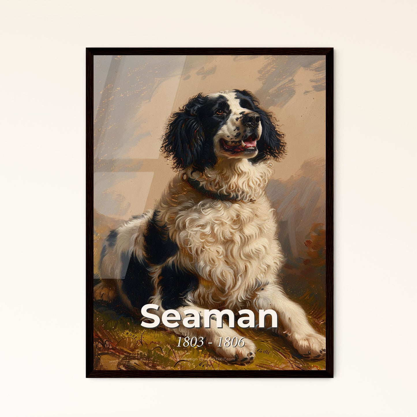 Serene Companion: The Newfoundland Dog of Lewis and Clark  Wall Art