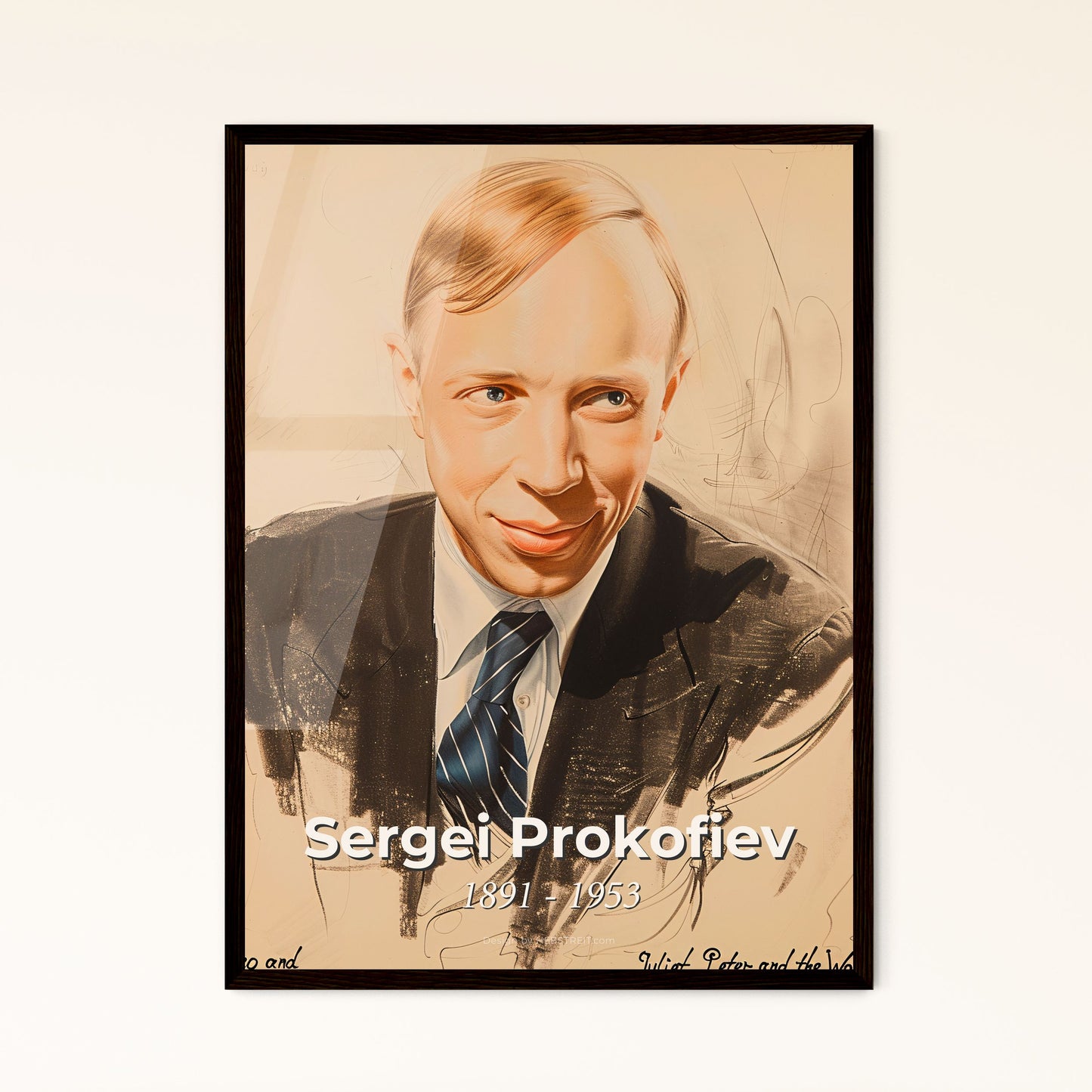 Sergei Prokofiev Framed Print