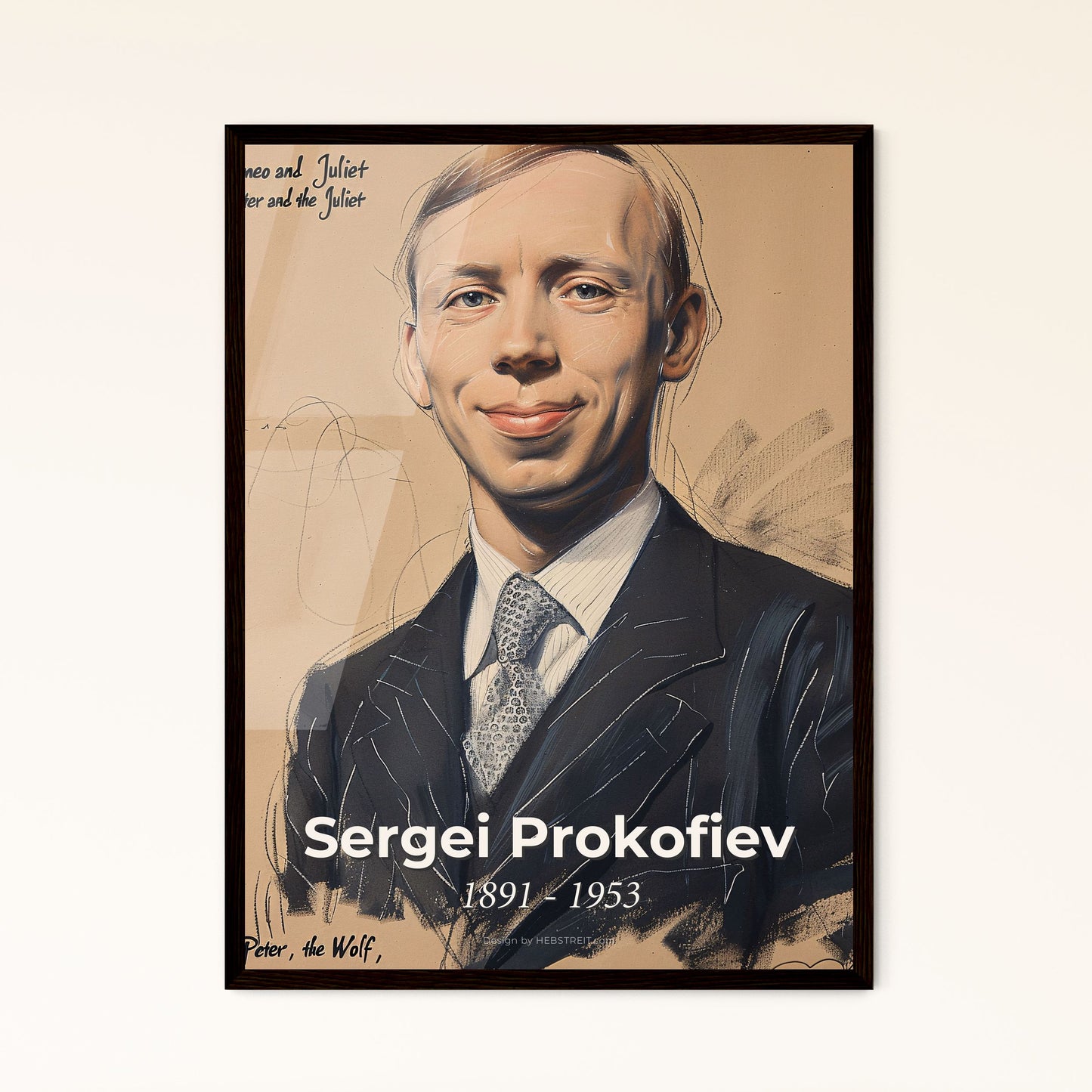 Sergei Prokofiev Framed Print