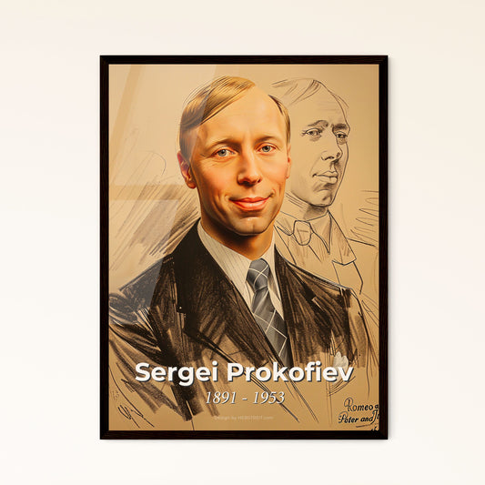 Sergei Prokofiev - Framed Art Print