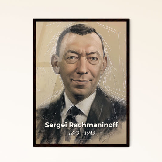 Sergei Rachmaninoff Framed Print