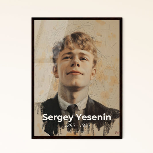 Sergey Yesenin - Framed Art Print