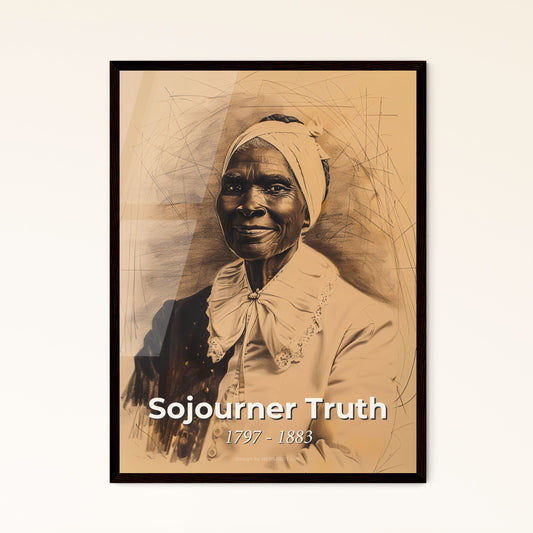 Empowered Echoes: Sojourner Truth's Legacy in Contemporary Art - Stunning Print Celebrating Abolition & Women's Rights