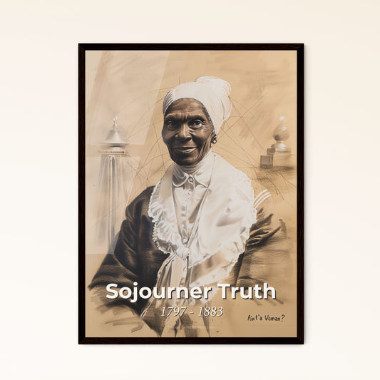 Empowered Essence: Sojourner Truth, Icon of Abolition & Women's Rights – Captivating Contemporary Art Print for Inspired Spaces