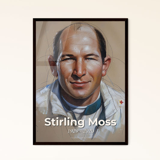 Stirling Moss: The Legend Beyond Titles - Captivating Contemporary Art Print Celebrating the Greatest Driver in Racing History