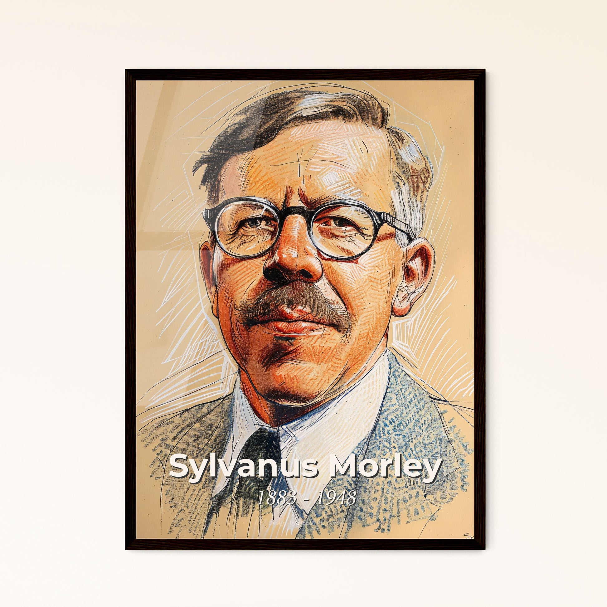 Sylvanus Morley Framed Print