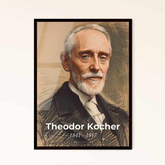 Elegant Tribute to Theodor Kocher Framed Print