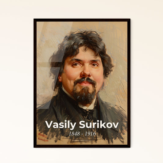 Vibrant Surikov-Inspired Historical Portrait: Contemporary Art Print, Framed or Aluminum - Perfect Gift for Home Decor