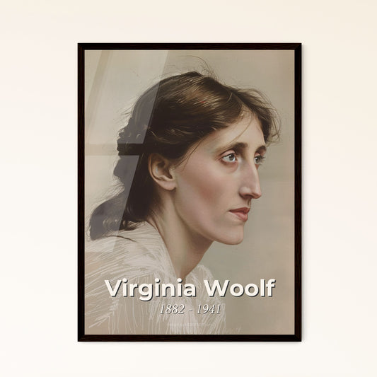 Virginia Woolf: Modernist Icon - Exquisite Contemporary Portrait in Dynamic Hues & Textures, Perfect for Home Decor & Gifts