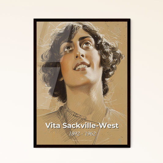 Vita Sackville-West: Captivating Portrait of a Literary Muse - Contemporary Art Print for Exquisite Home Décor & Gifting