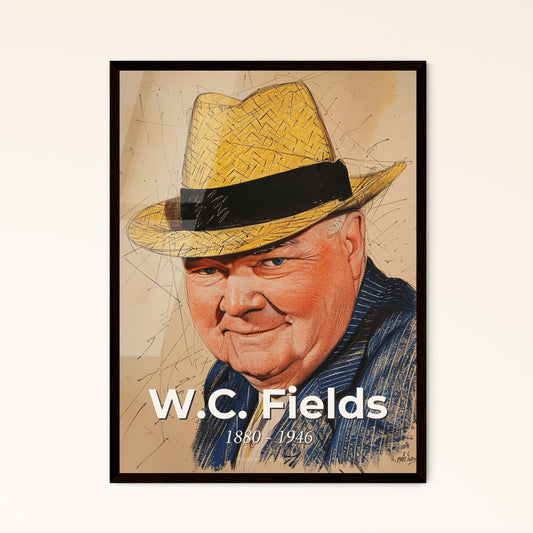 Charming W.C. Fields Tribute Framed Print