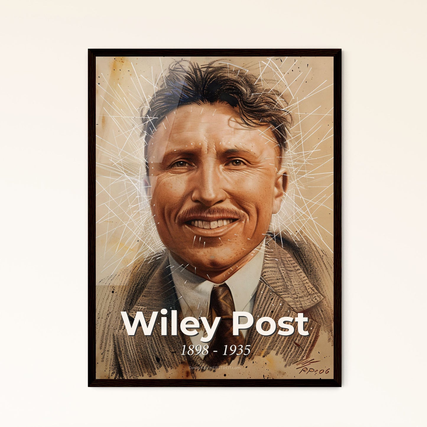 Celebrate Wiley Post Framed Print