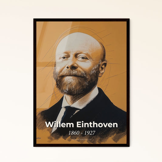 Portrait of Willem Einthoven Framed Print