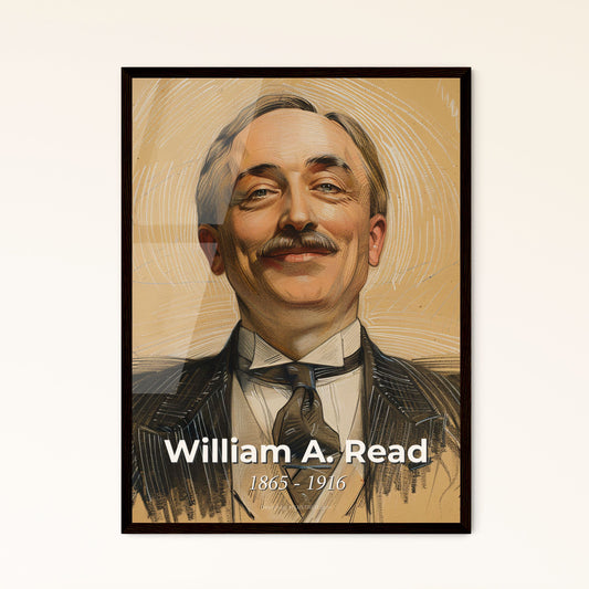 Portrait of William A. Read Framed Print