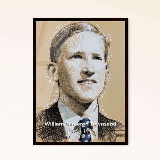 Radiant Legacy: William Cameron Townsend, 1896-1982 - A Contemporary Portrait of Faith & Mission, Perfect for Upscale Home Decor