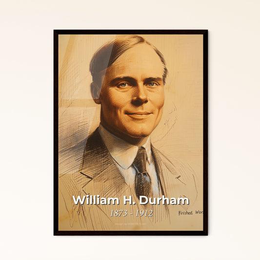 William H. Durham: Iconic Pentecostal Visionary, Captured in Dynamic Contemporary Art - A Masterful Print for Inspired Spaces