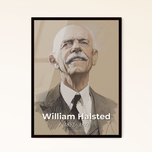 Dynamic Portrait of William Halsted Framed Print