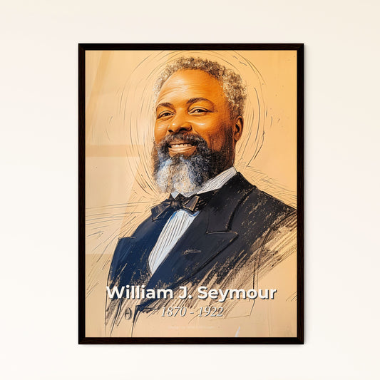 Celestial Revival: Artistic Tribute to William J. Seymour - The Visionary of the Azusa Street Pentecostal Movement