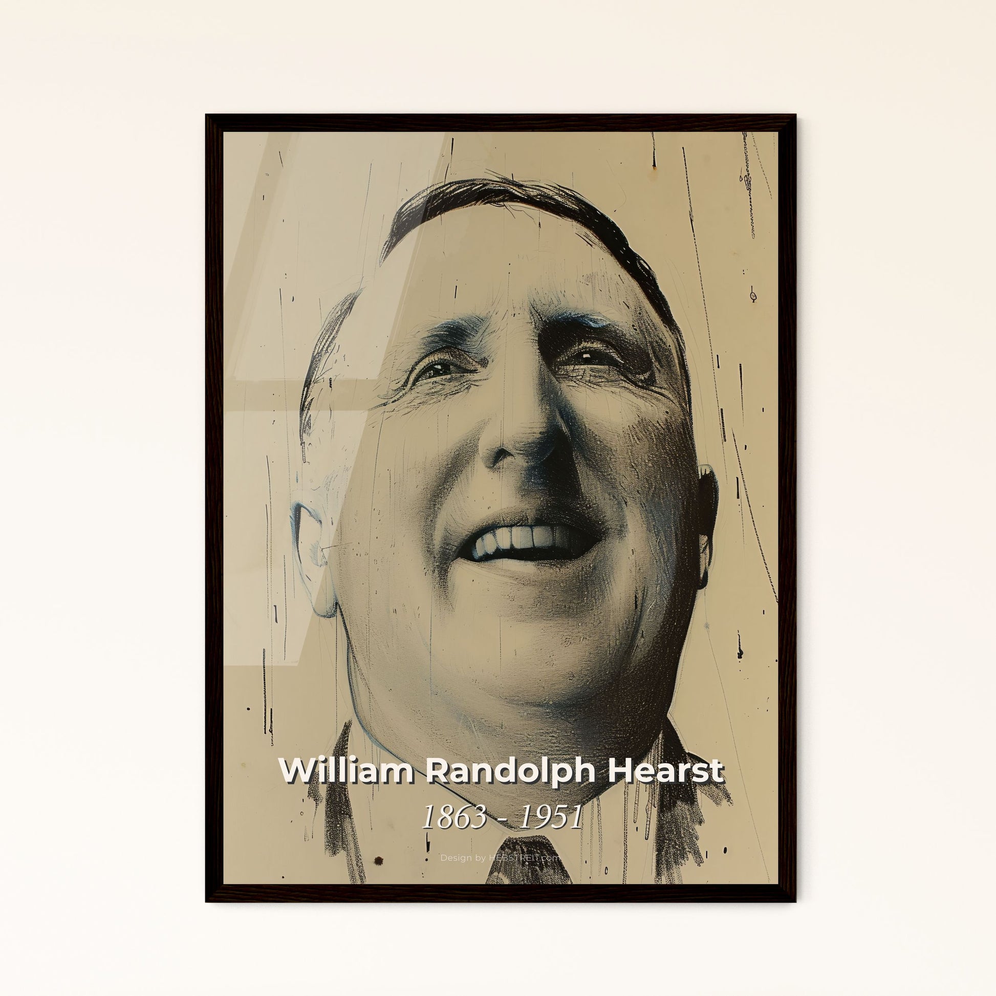 William Randolph Hearst: A Contemporary Tribute to the Media Visionary - Elegant Art Print in Various Formats for Refined Spaces