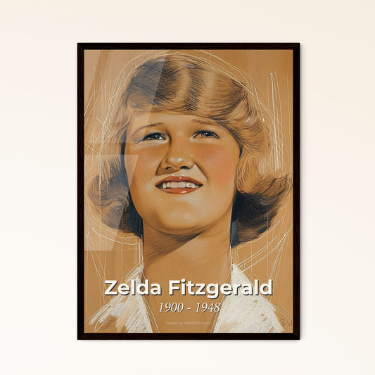 Enchanting Portrait of Ze - Framed Art Print