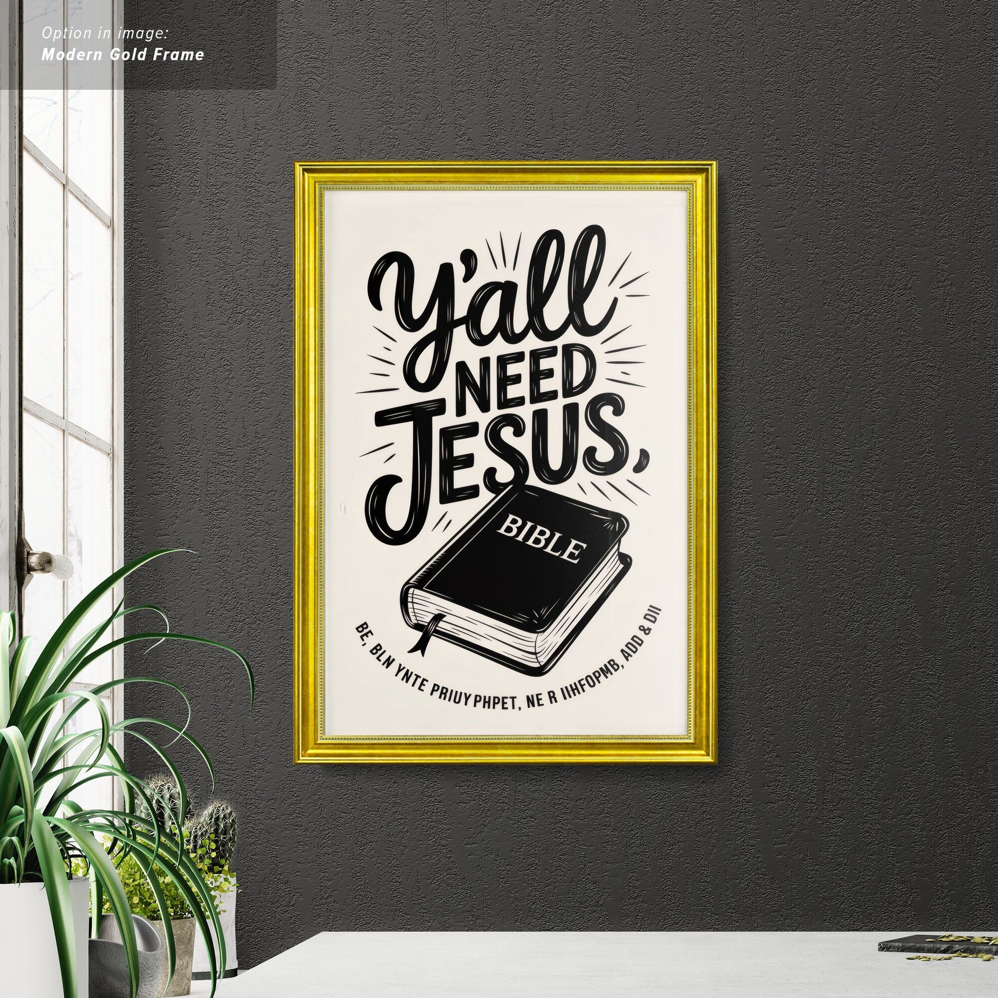 Y'all Need Jesus, Bible Design