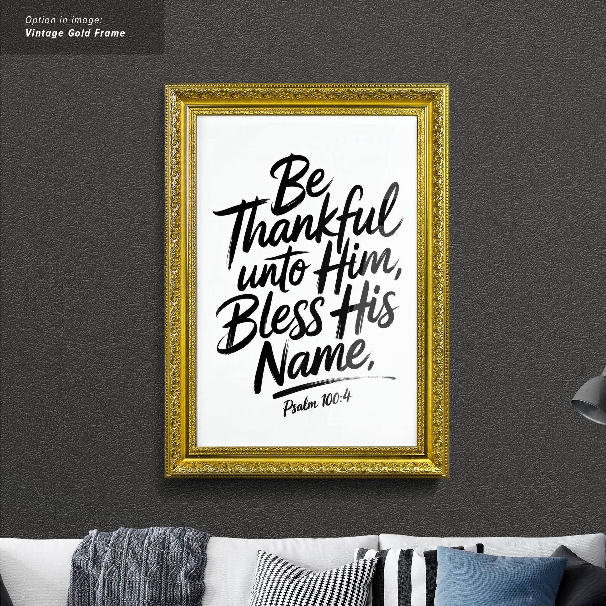 Psalm 100:4 Art Print