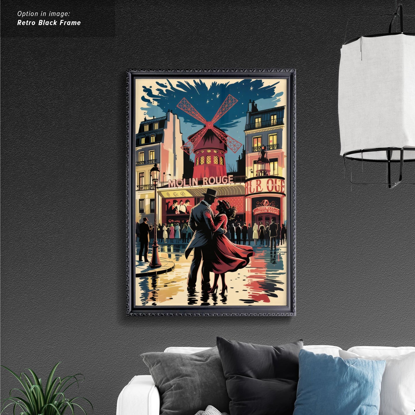 Moulin Rouge - Romantic scene at the Moulin Rouge.