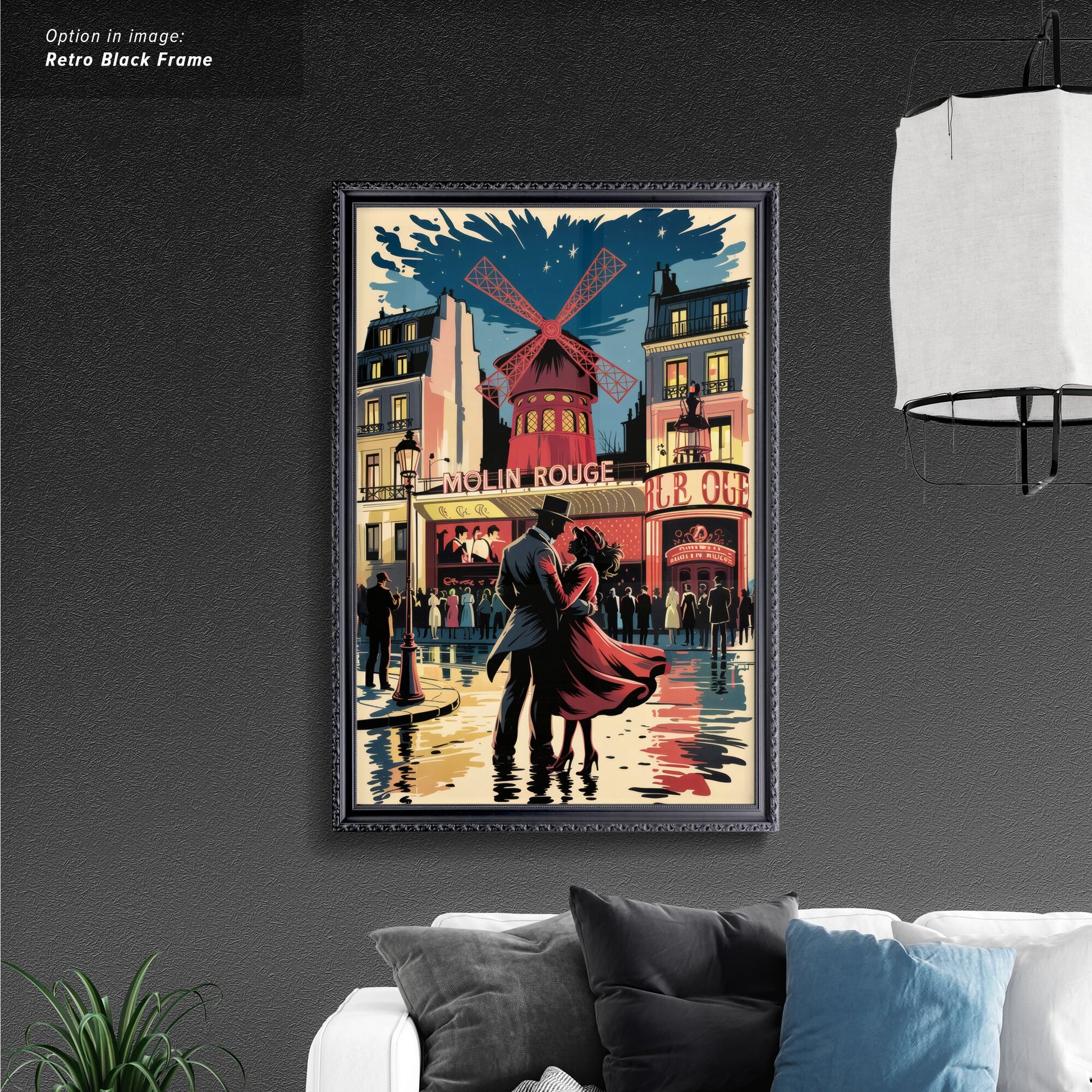 Moulin Rouge - Romantic scene at the Moulin Rouge.